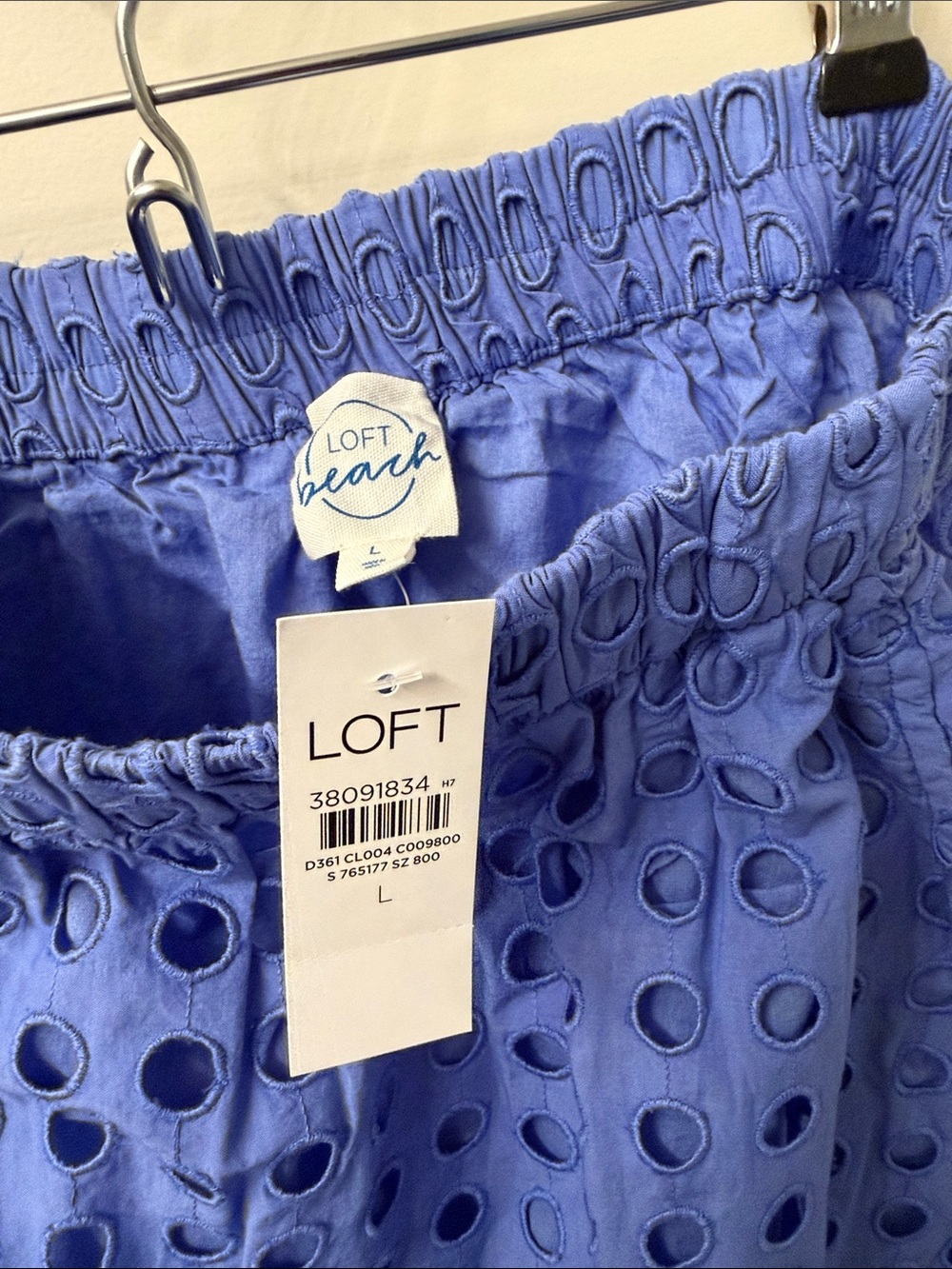 LOFT Lavender Eyelet Maxi Skirt - Picture 6 of 8